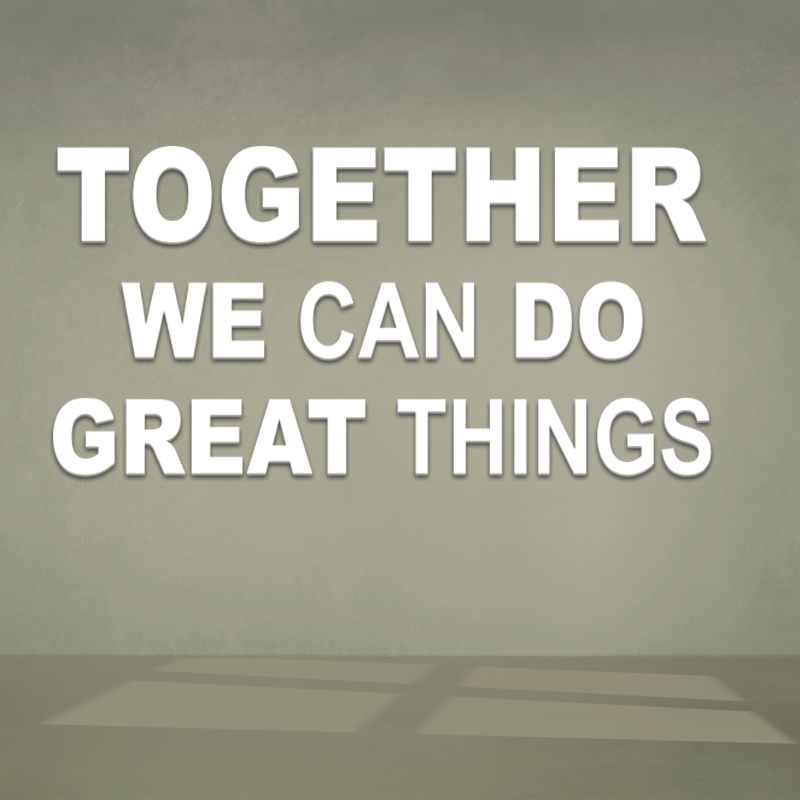 3D - Together we can do...