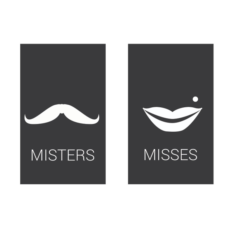 Misters Misses χείλη και μουστάκι