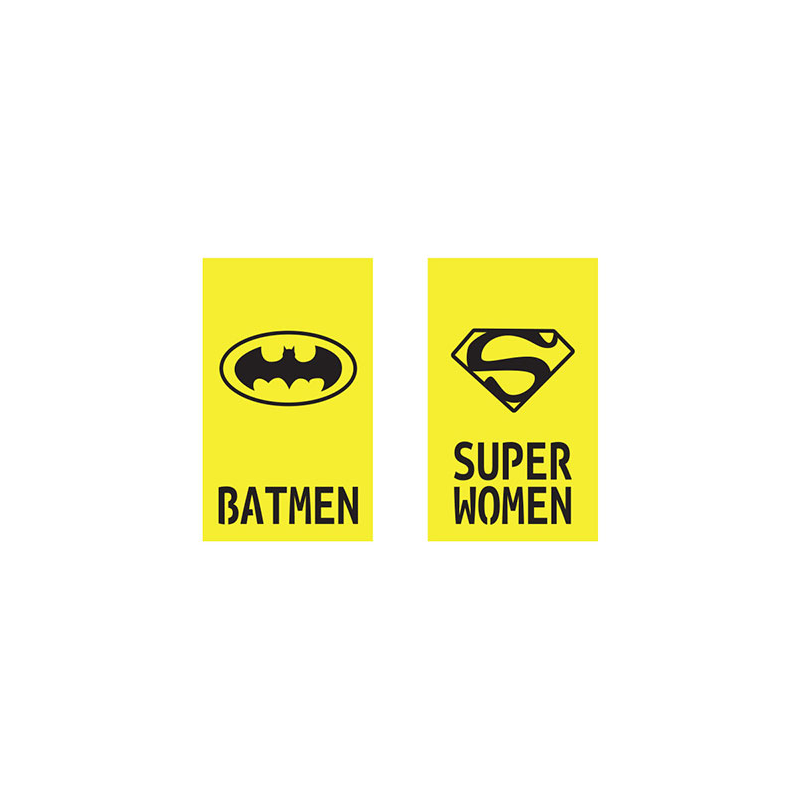 Batmen and super Women 
