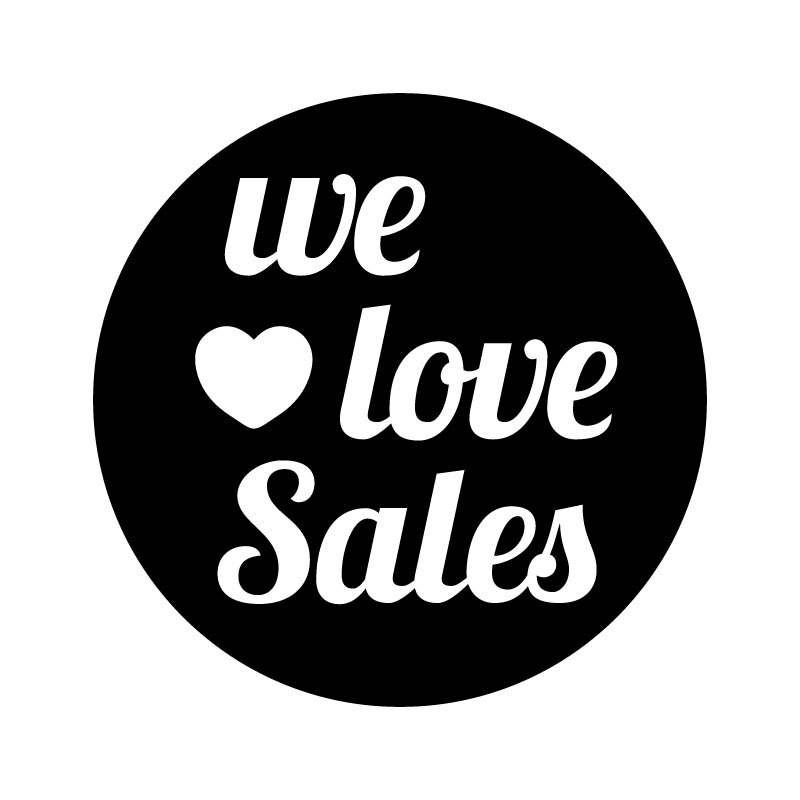 We love sales