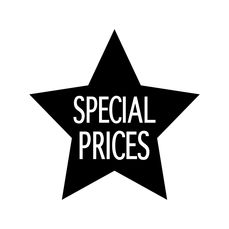 Special price μέσα σε χρωματιστό αστέρι