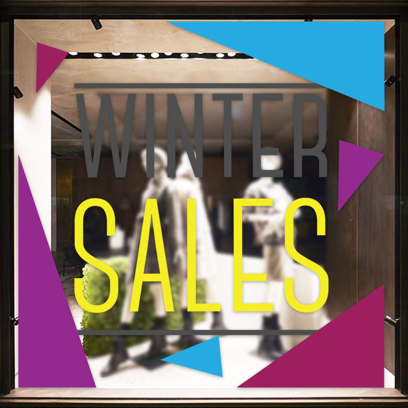 Μωβ-μπλε Winter Sales