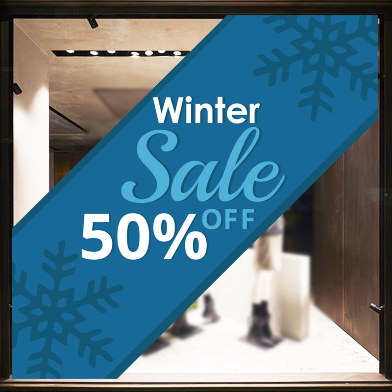 Μπλε 50% Off Winter Sale