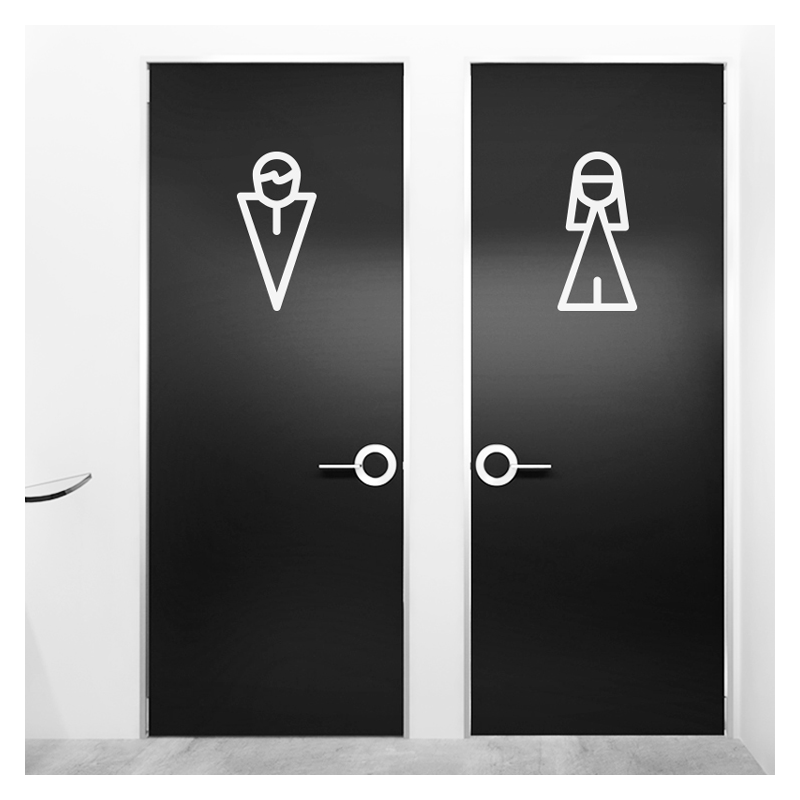 Minimal Restroom symbols