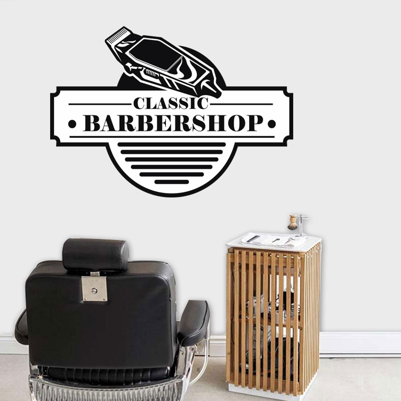 Αυτοκόλλητο Τοίχου - Classic Barbershop