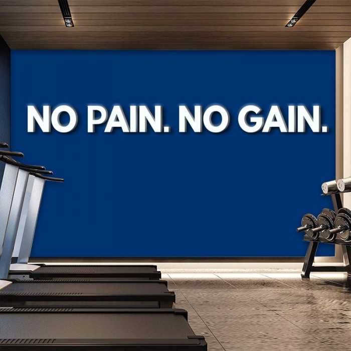 No Pain, No Gain