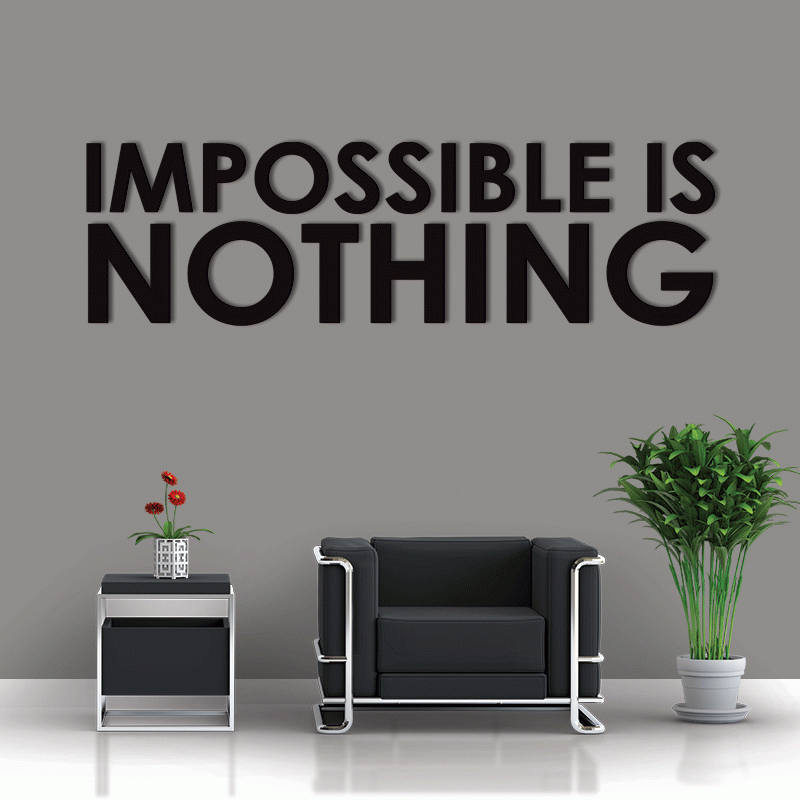 3D - Impossible Is Nothing