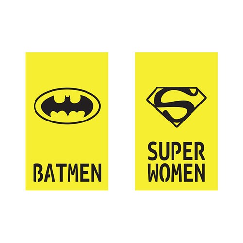 Batmen and super Women 