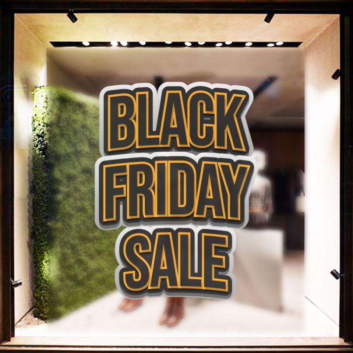 Black Friday Sale - Black & Yellow