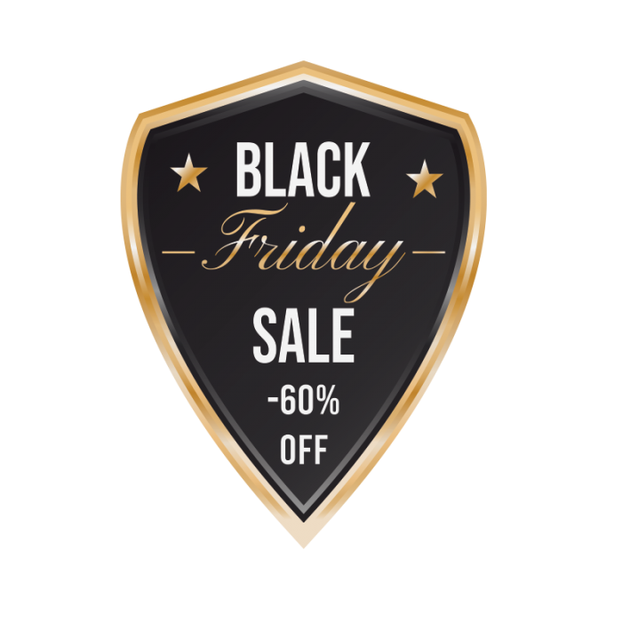 Black Friday Sale -60% Off