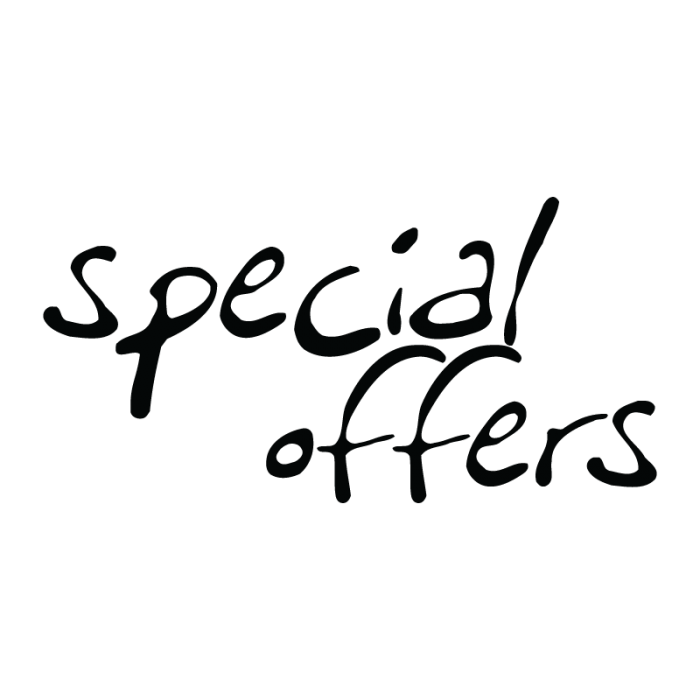 Χρωματιστά γράμματα Special offers