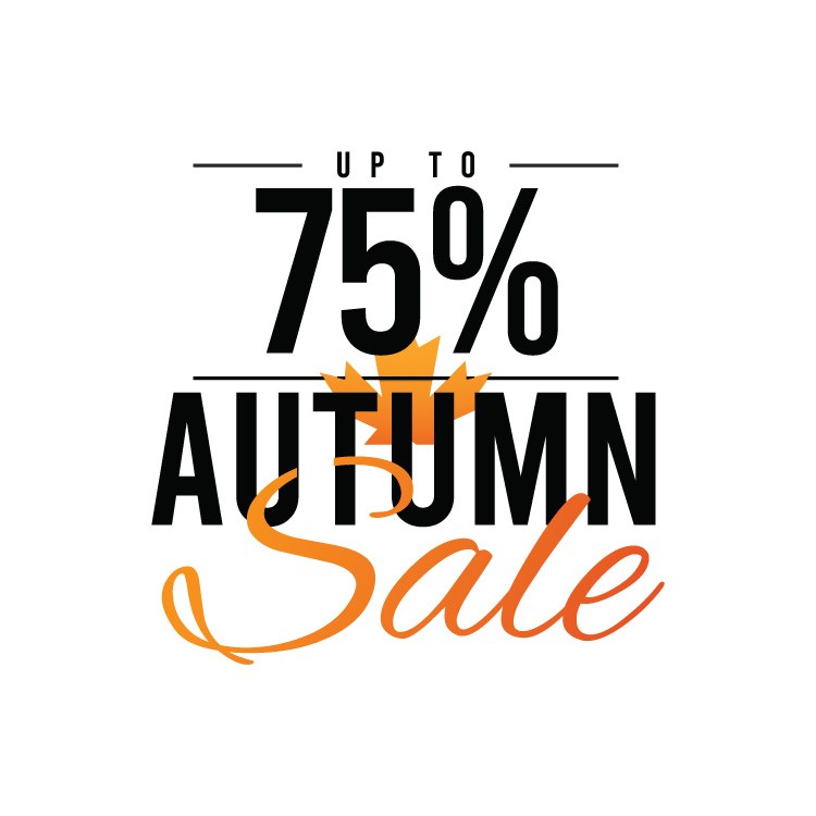 75% autumn sale