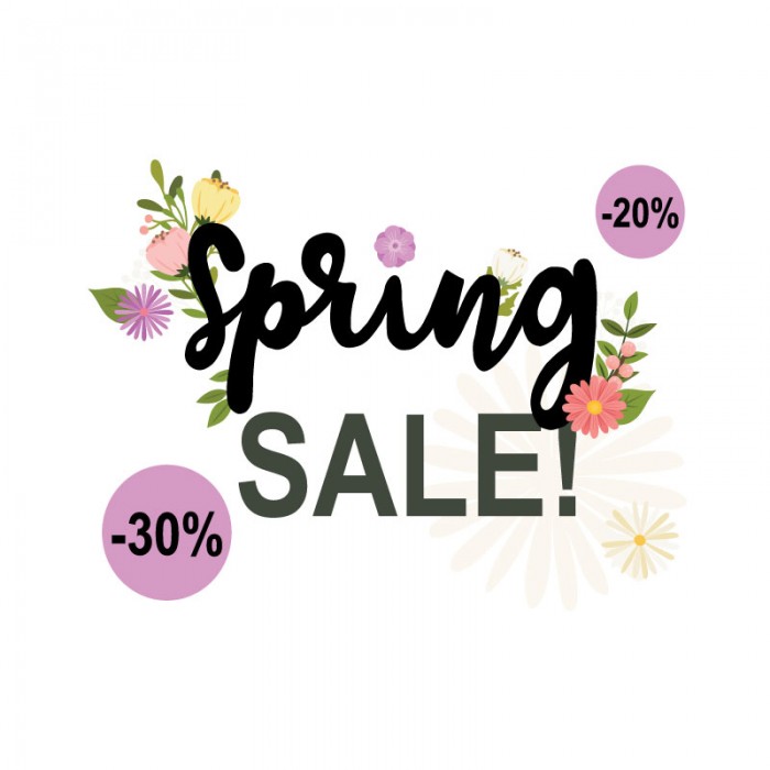 Spring Sale Με Ποσοστά Εκπτώσεων