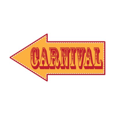 Πορτοκαλί Carnival βέλος