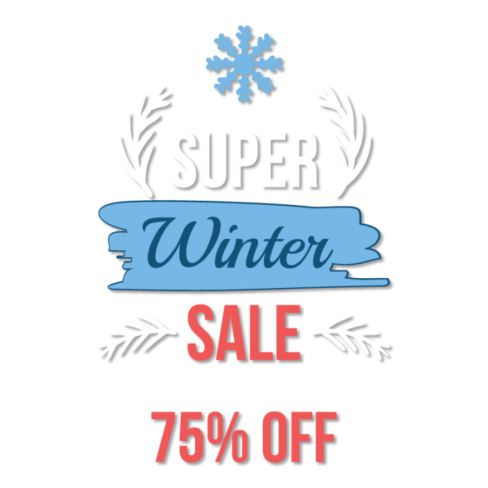 Super Winter Sale Up to 75%