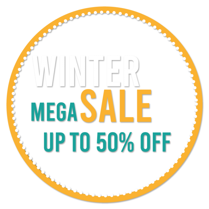 Winter Mega Sale 50%