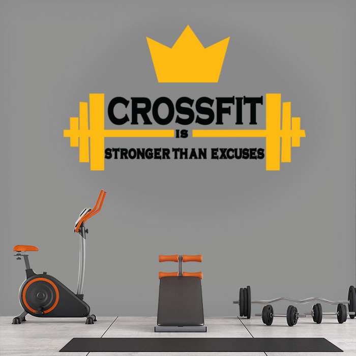 Αυτοκόλλητο Τοίχου - Crossfit