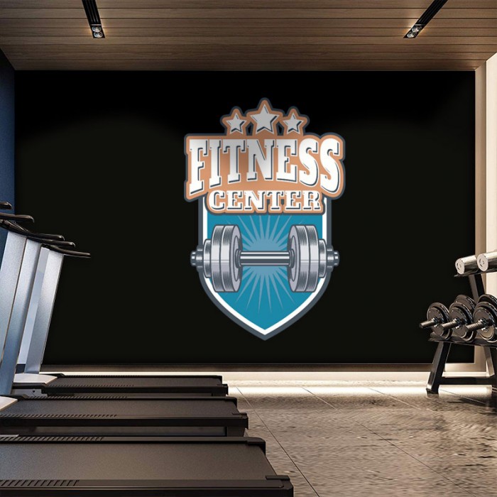 Αυτοκόλλητο Τοίχου - Fitness Center