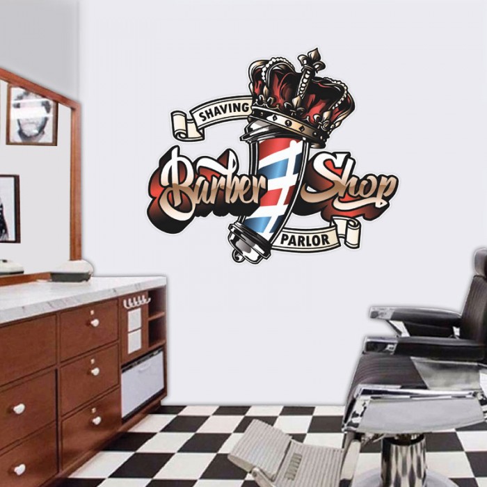 Αυτοκόλλητο Τοίχου - Shaving Parlor