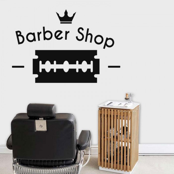 Αυτοκόλλητο Τοίχου - Barber Shop