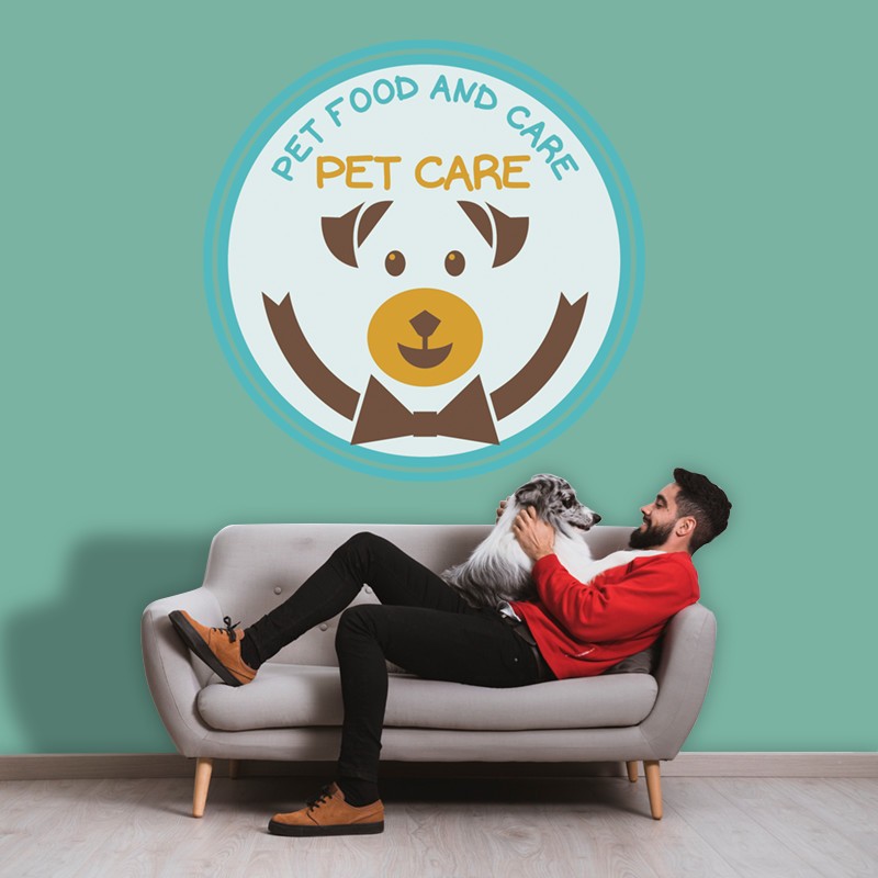 Αυτοκόλλητο Τοίχου - Pet Care
