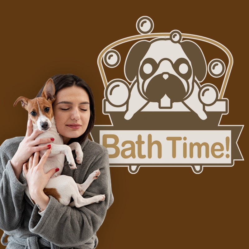 Αυτοκόλλητο Τοίχου - Bath Time
