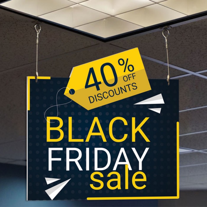 Black Friday Sale Κίτρινο Μαύρο