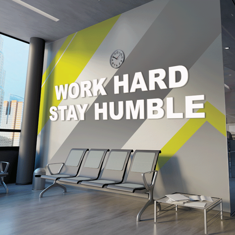 3D - Work Hard Stay Humble