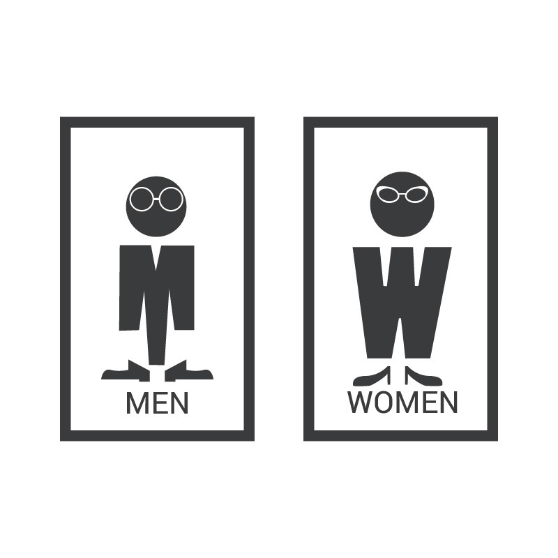 Men women με γυαλιά