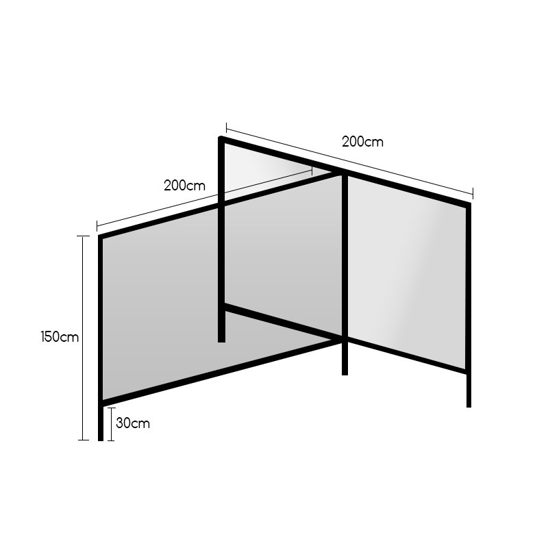 STAND T 200Χ150 (2 ΤΕΜΑΧΙΑ) |  plexiglass