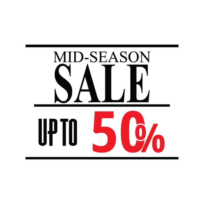 Mid-season sale up to