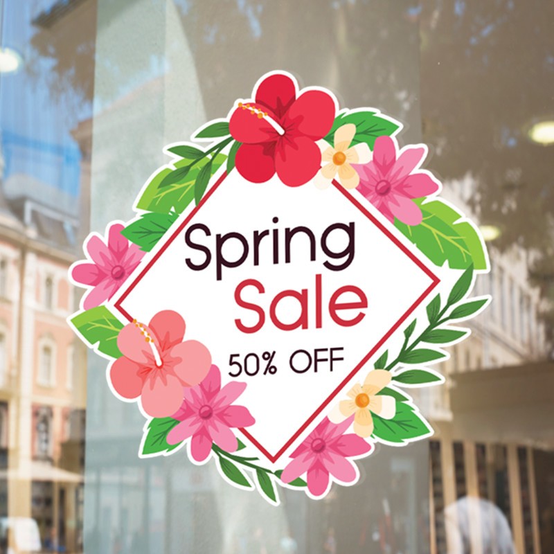 Spring Sale Με Άνθη Περιμετρικά