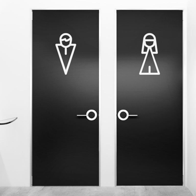 Minimal Restroom symbols