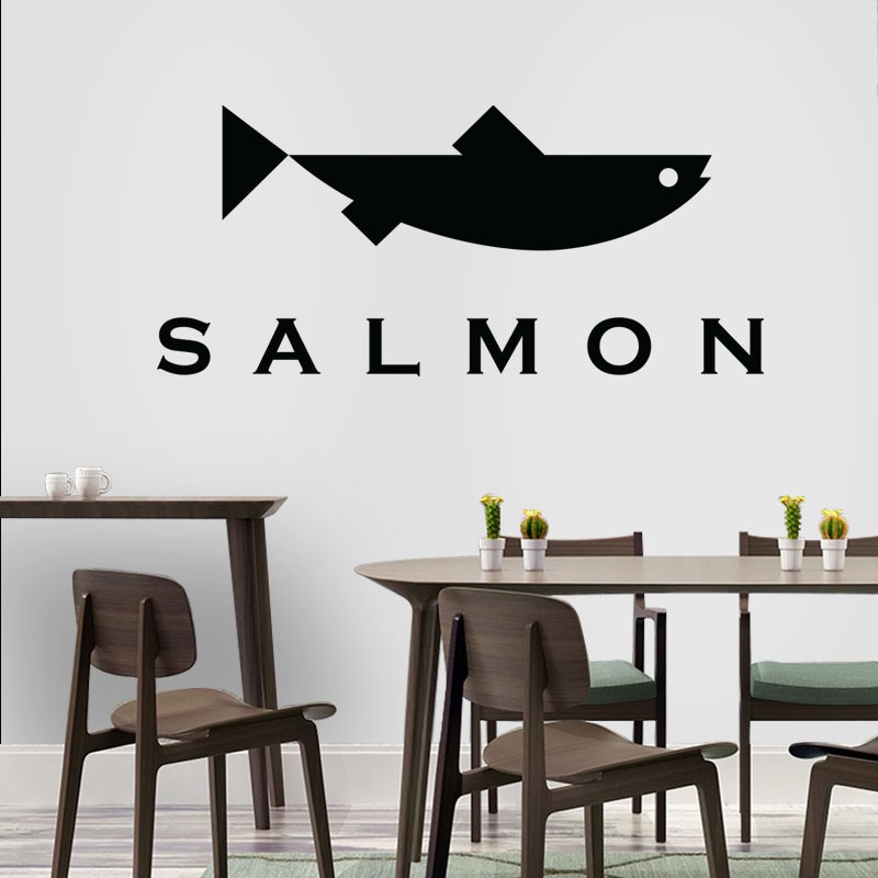 Αυτοκόλλητο Τοίχου - Salmon