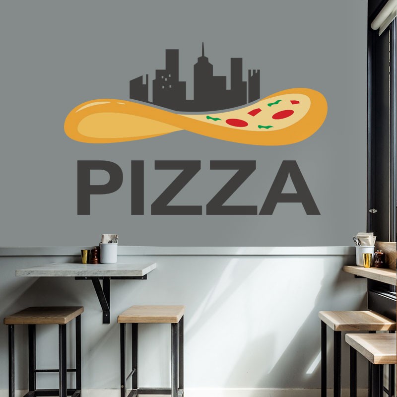 Αυτοκόλλητο Τοίχου - Pizza New York