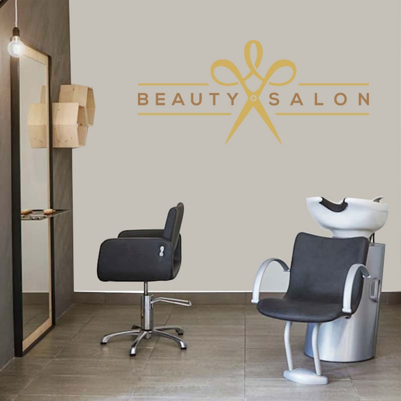 Αυτοκόλλητο Τοίχου - Beauty Salon