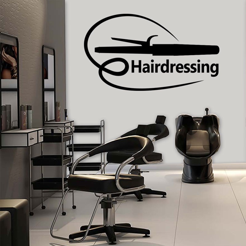 Αυτοκόλλητο Τοίχου -Hairdressing